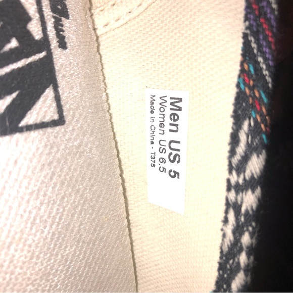 Vans slip on multicolor tribal stripe shoes - Picture 4 of 4